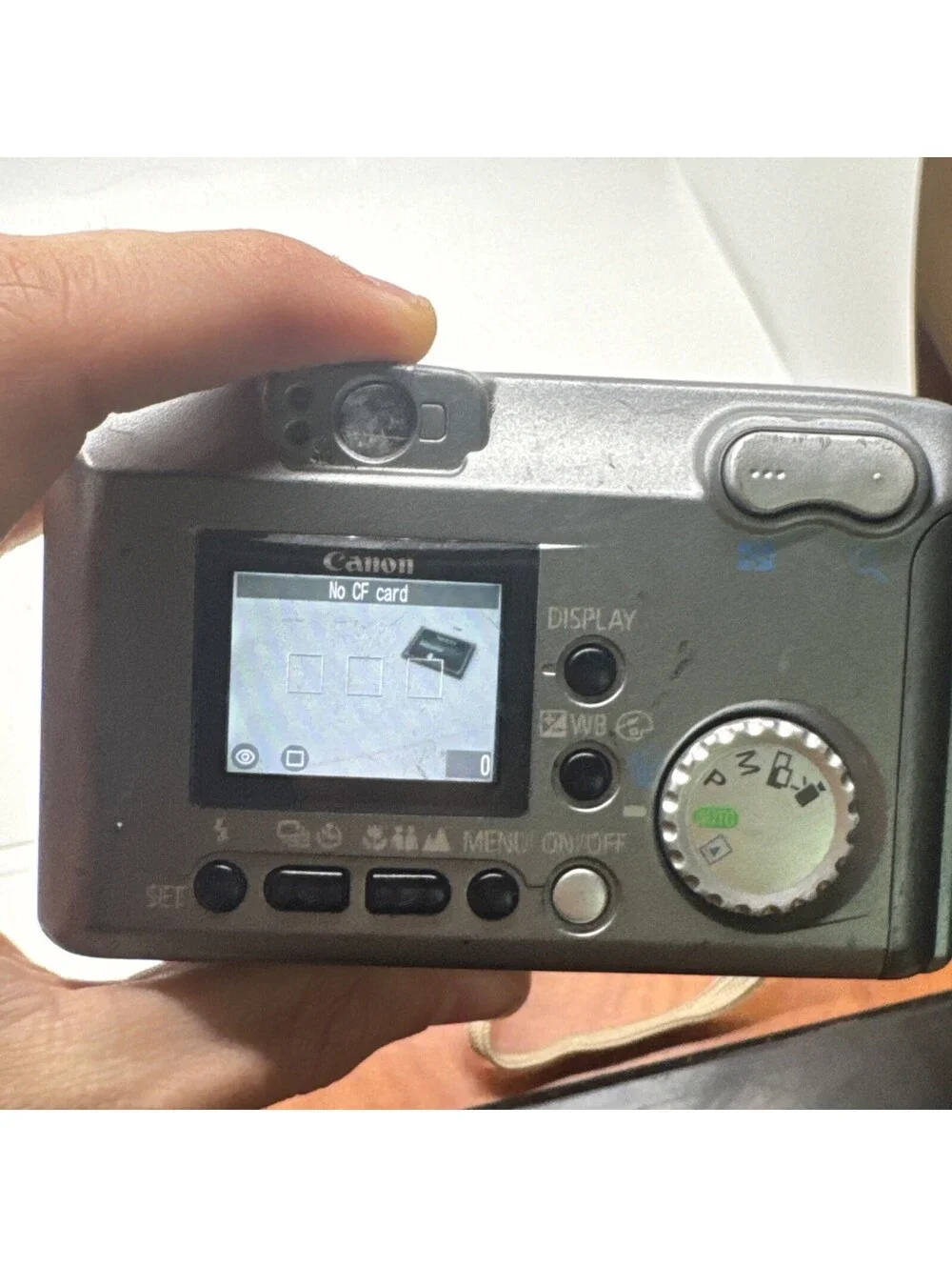 CANON PowerShot A40 Vintage Digital Camera 2MP w/4 GB Compact Flash Card